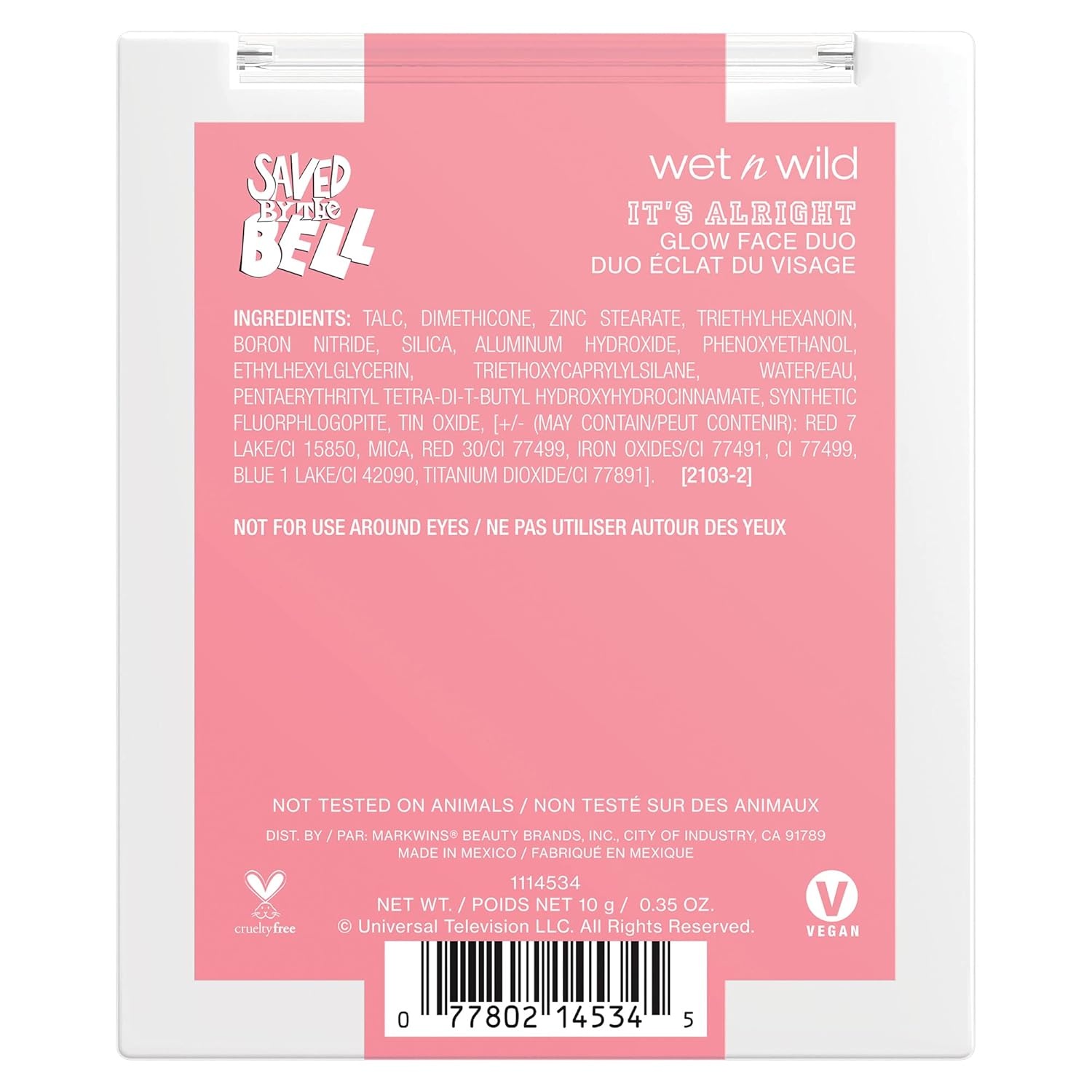 wet n wild Hello Kitty Ombre Blush, Buildable, Blendable Customizable Color, New Gradient Formula, Cruelty-Free & Vegan – Cotton Candy(It’s Alright)