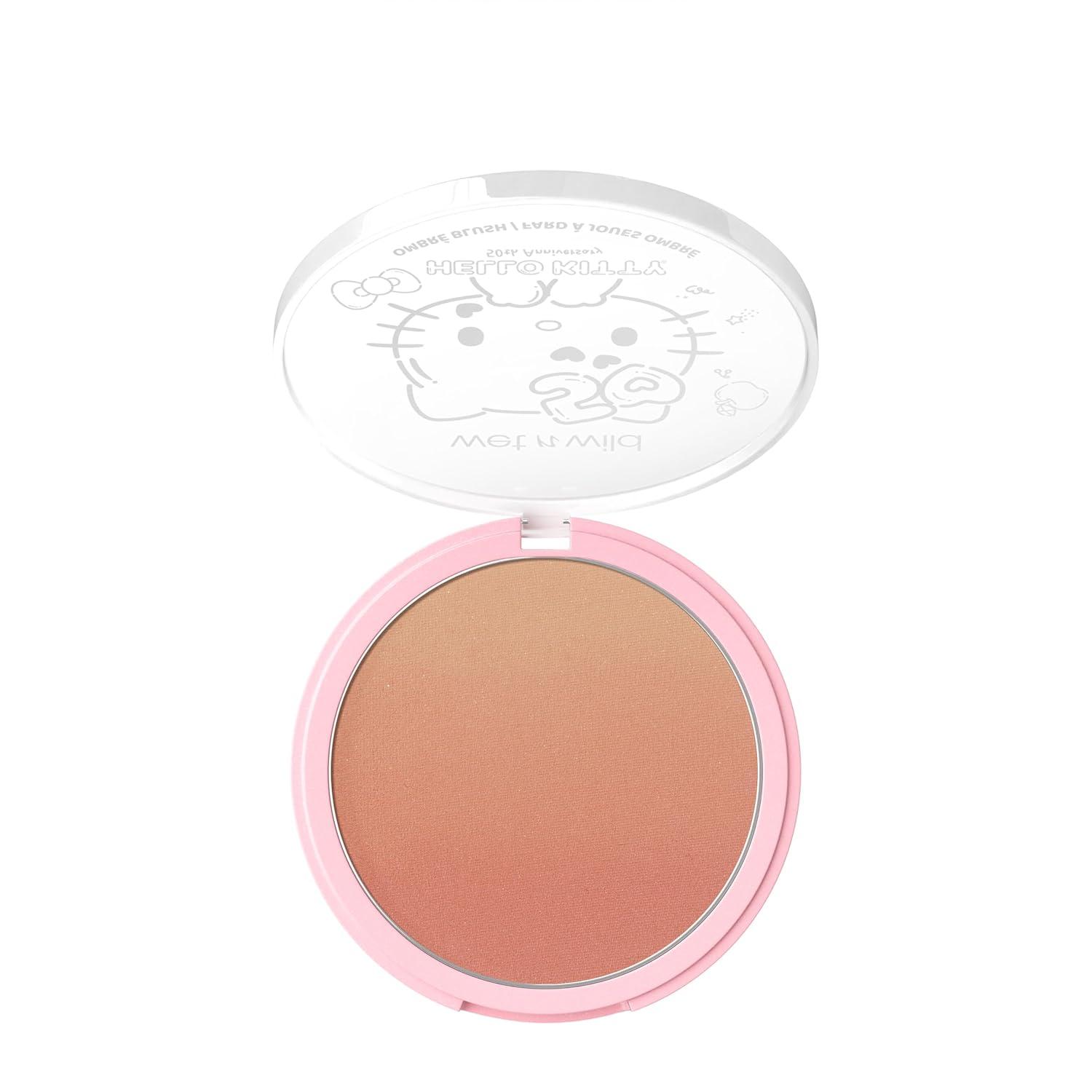 wet n wild Marilyn Monroe Collection Icon Blush – Velvety Pearlescent Powder Blush, Buildable & Blendable Formula Infused with Vitamin E, Includes Sponge Applicator, Cruelty-Free – Rose(Mellow Cloud)