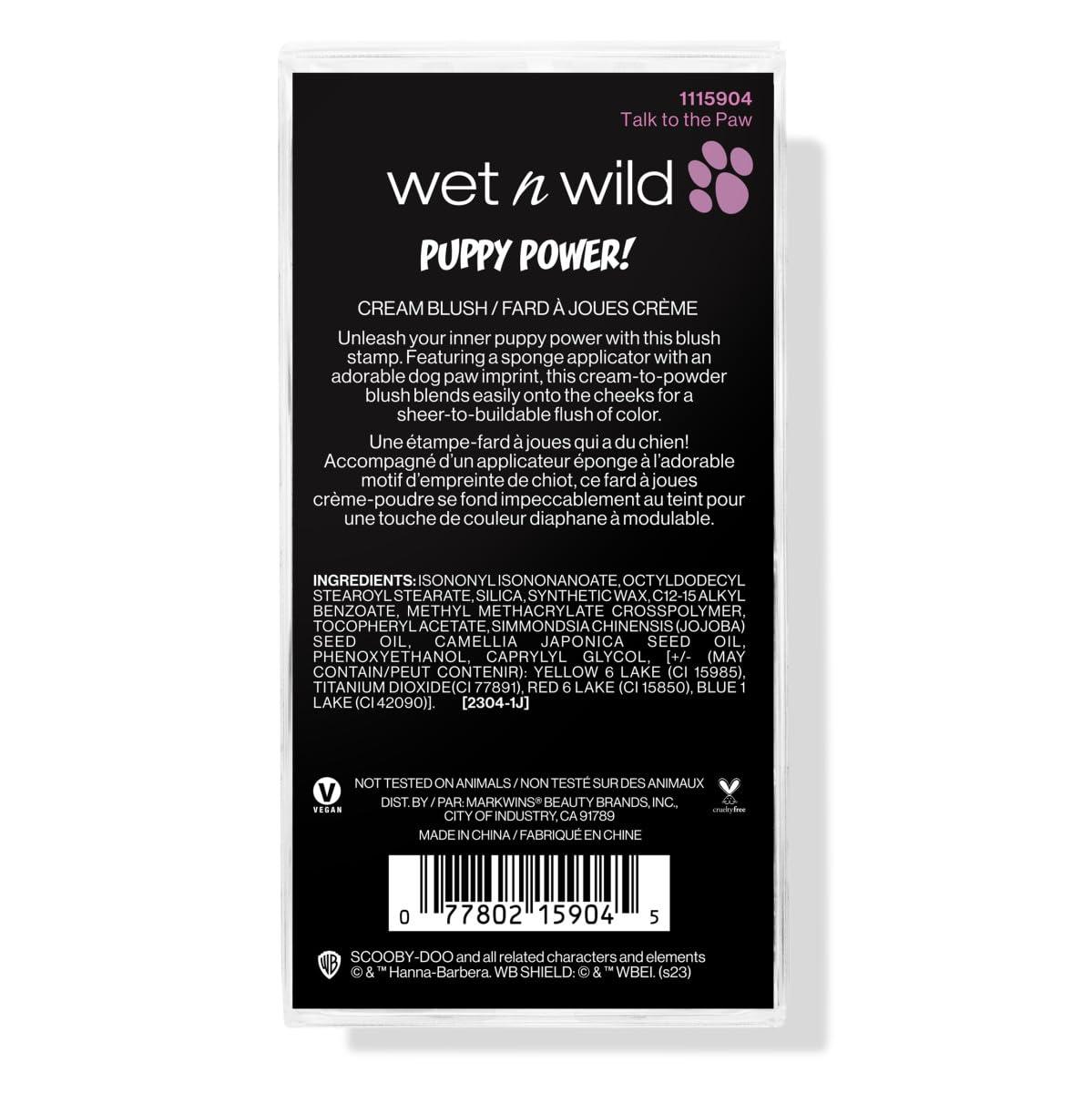 wet n wild Marilyn Monroe Collection Icon Blush – Velvety Pearlescent Powder Blush, Buildable & Blendable Formula Infused with Vitamin E, Includes Sponge Applicator, Cruelty-Free – Rose(Talk to the Paw)