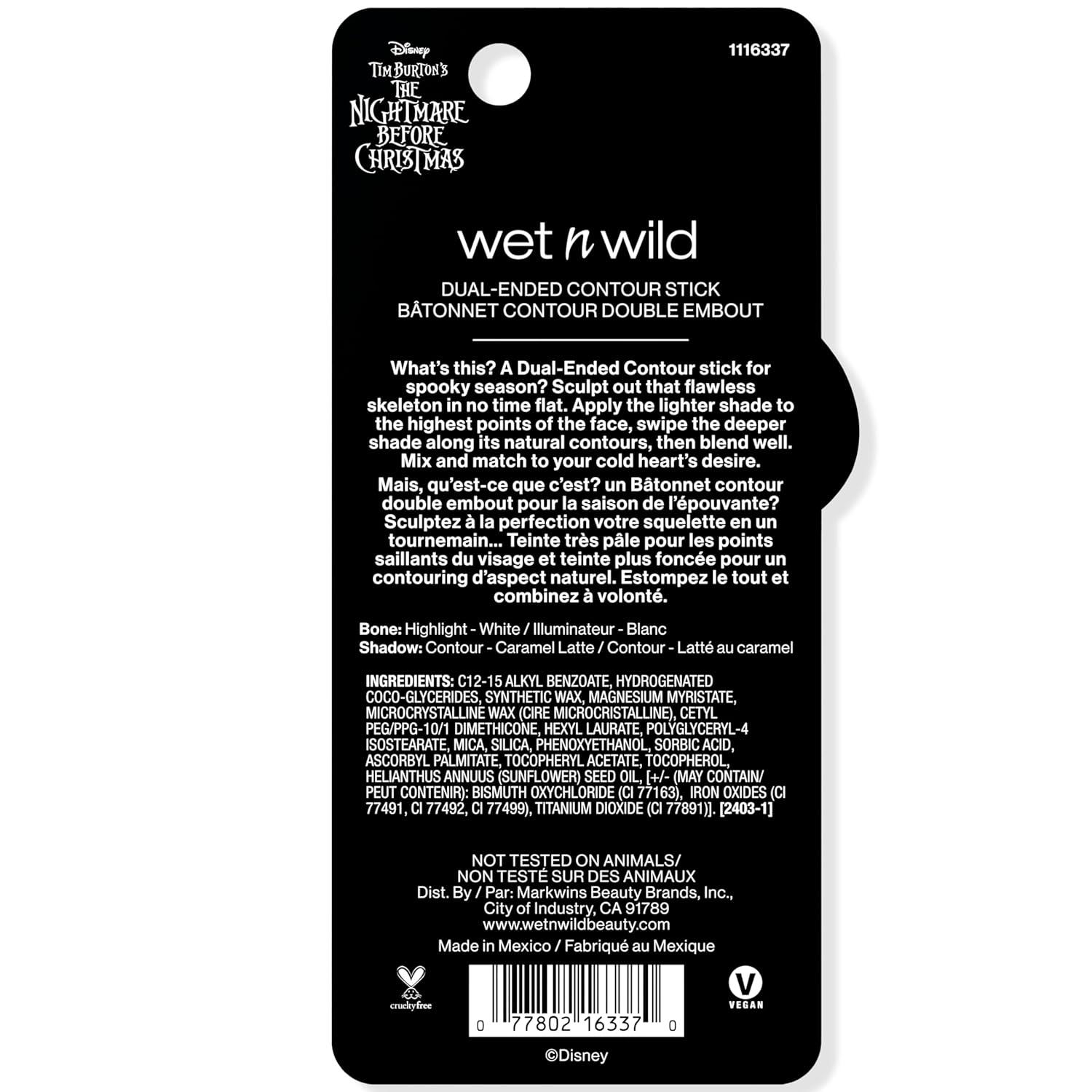 wet n wild Nightmare Before Christmas Dual-Ended Contour Stick
