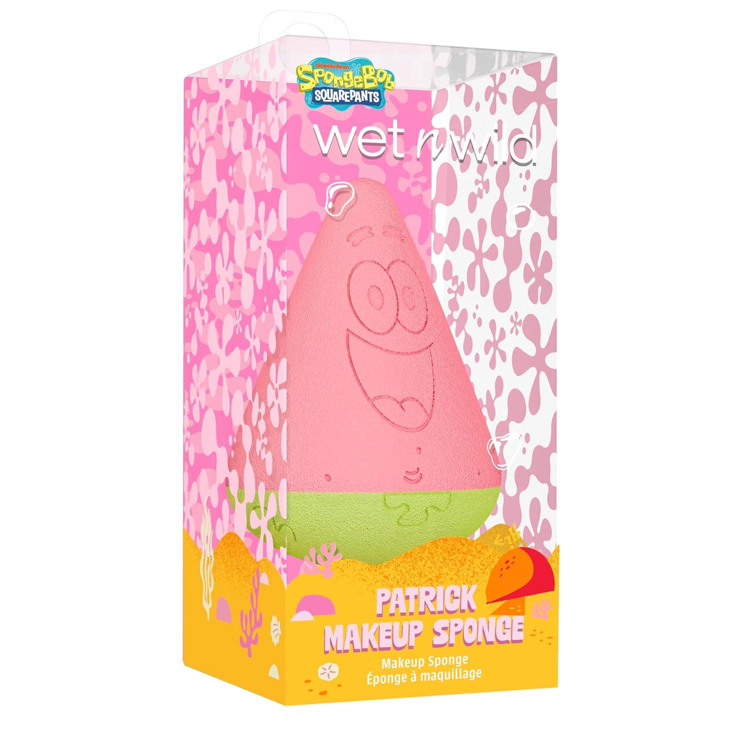 wet n wild Scooby-Doo Glow-in-the-Dark Makeup Sponge, Teardrop Shape for Seamless, Full Coverage, Cruelty-Free & Vegan – Stay Groovy(Patrick Star)