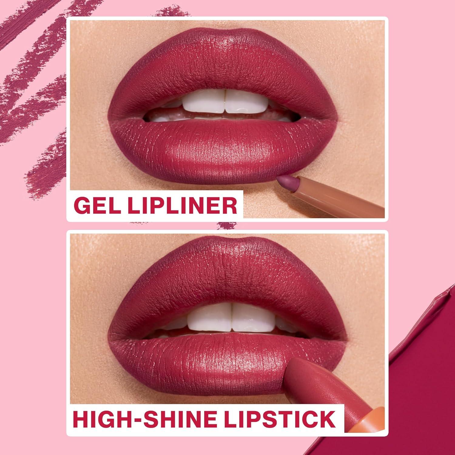 wet n wild Date Or Dominate Lipstick & Liner Set – Dominate And Burn(Dominate And Burn)