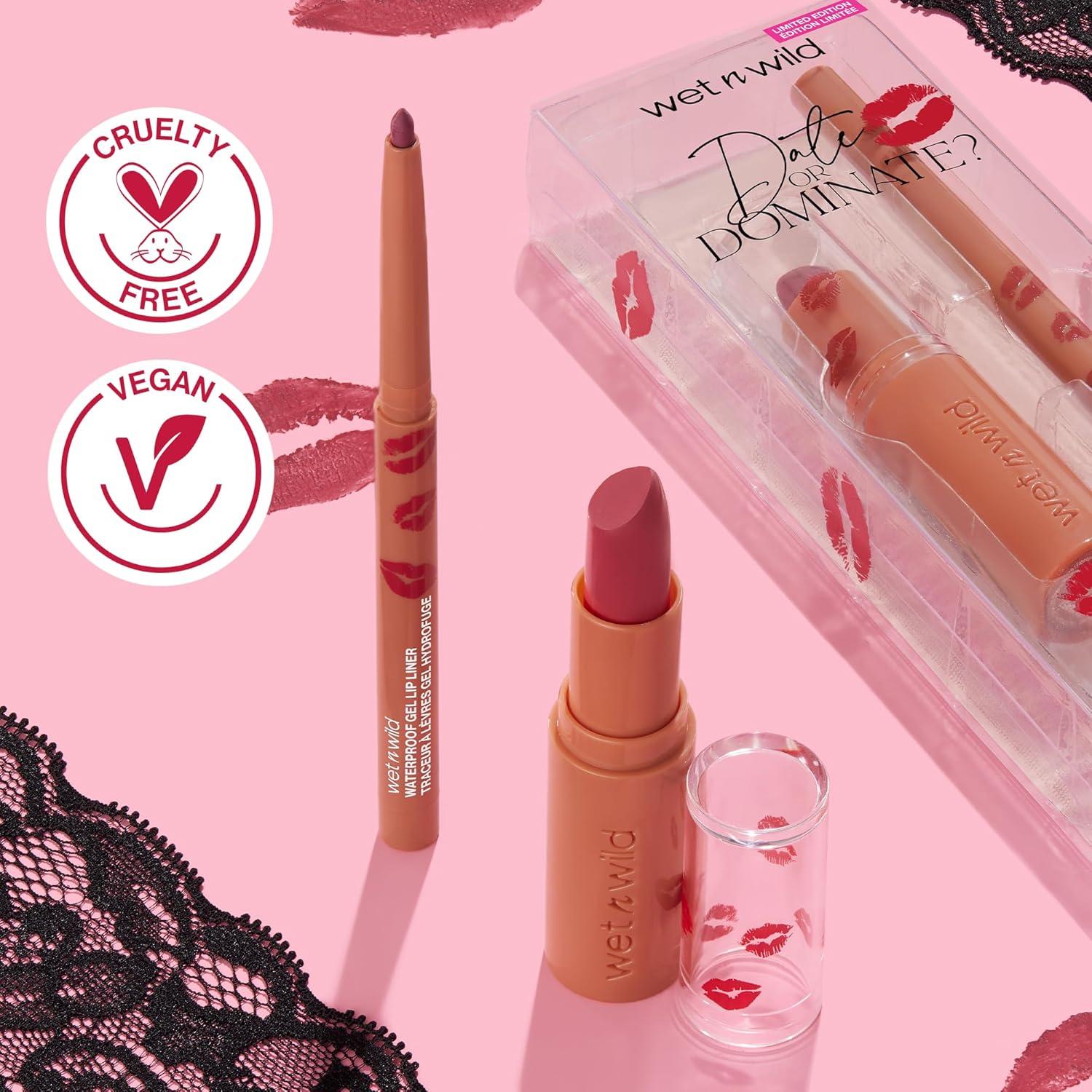 wet n wild Date Or Dominate Lipstick & Liner Set – Dominate And Burn(Dominate And Burn)