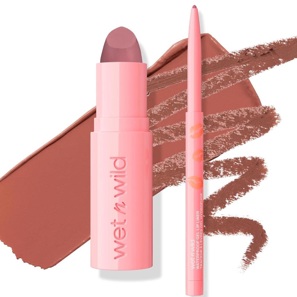 wet n wild Date Or Dominate Lipstick & Liner Set – Dominate And Burn(Date & Tell)