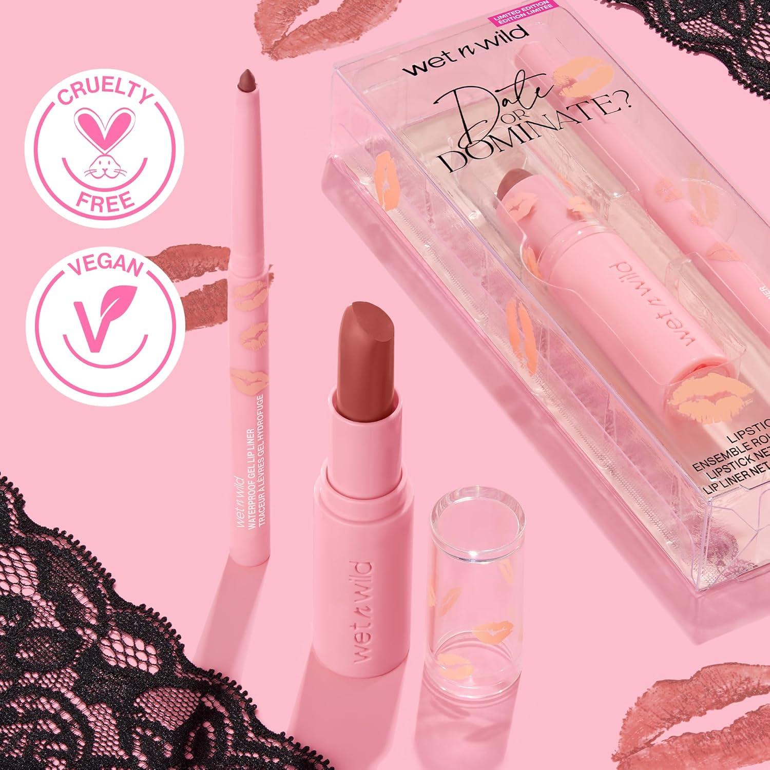 wet n wild Date Or Dominate Lipstick & Liner Set – Dominate And Burn(Date & Tell)