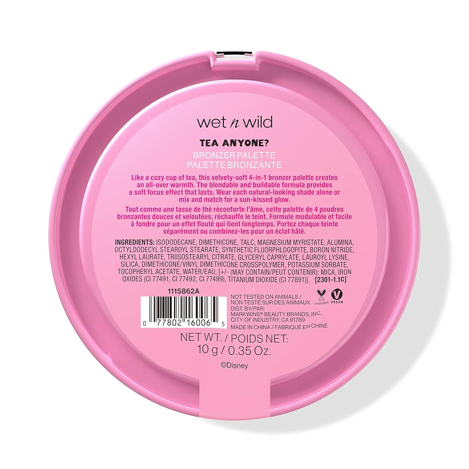 wet n wild Tea Anyone Bronzer Palette Alice In Wonderland Collection(Tea Anyone Bronzer Palette)