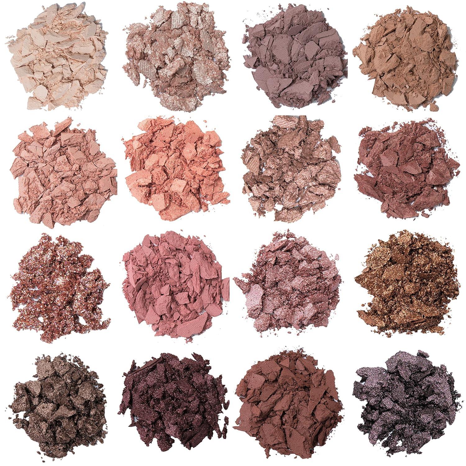 wet n wild Always Naked Palette, Nude Neutral Eye Makeup, Blendable, Warm And Cool Nude Pigments, Matte, Shimmer, Glitter, Creamy Smooth(Always Blushin)