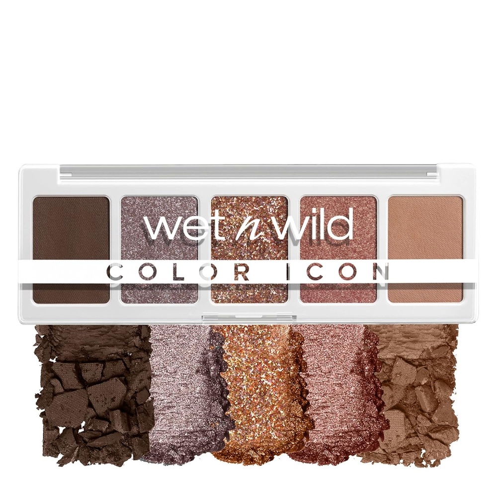 wet n wild Color Icon Eyeshadow Makeup 5 Pan Palette, Matte, Shimmer, Metallic, Long Wearing, Rich Buttery Pigment, Cruelty Free – Full Bloomin'(Camo-flaunt)