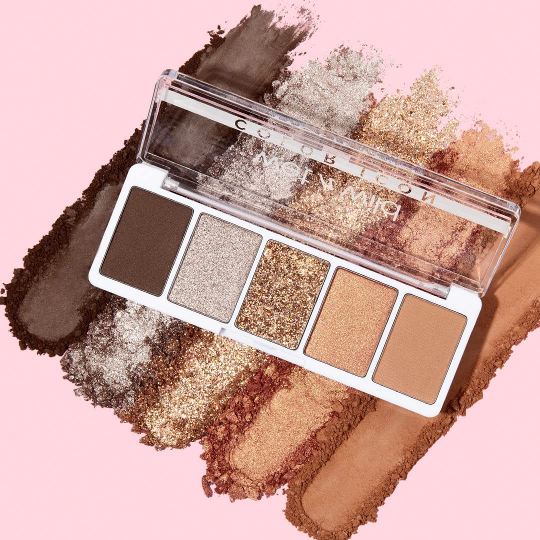 wet n wild Color Icon Eyeshadow Makeup 5 Pan Palette, Matte, Shimmer, Metallic, Long Wearing, Rich Buttery Pigment, Cruelty Free – Full Bloomin'(Camo-flaunt)