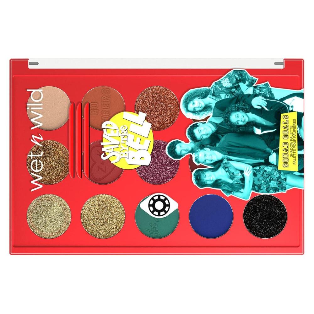 wet n wild Always Naked Palette, Nude Neutral Eye Makeup, Blendable, Warm And Cool Nude Pigments, Matte, Shimmer, Glitter, Creamy Smooth(Squad Goals)