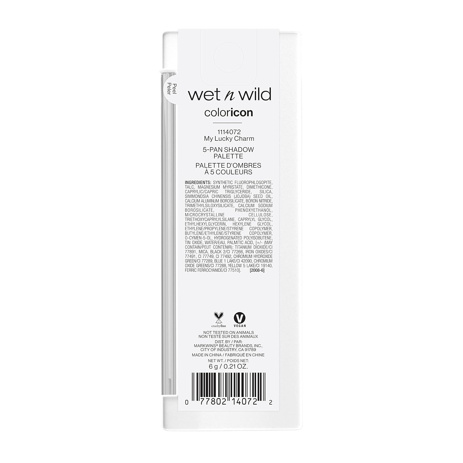 wet n wild Color Icon Eyeshadow Makeup 5 Pan Palette, Matte, Shimmer, Metallic, Long Wearing, Rich Buttery Pigment, Cruelty Free – Full Bloomin'(My Lucky Charm)