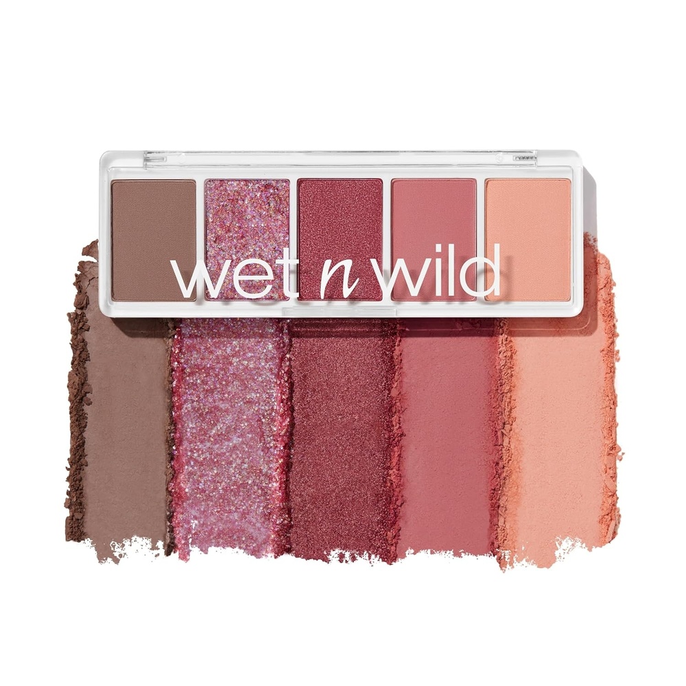 wet n wild Color Icon Eyeshadow Makeup 5 Pan Palette, Matte, Shimmer, Metallic, Long Wearing, Rich Buttery Pigment, Cruelty Free – Full Bloomin'(Full Bloomin’)