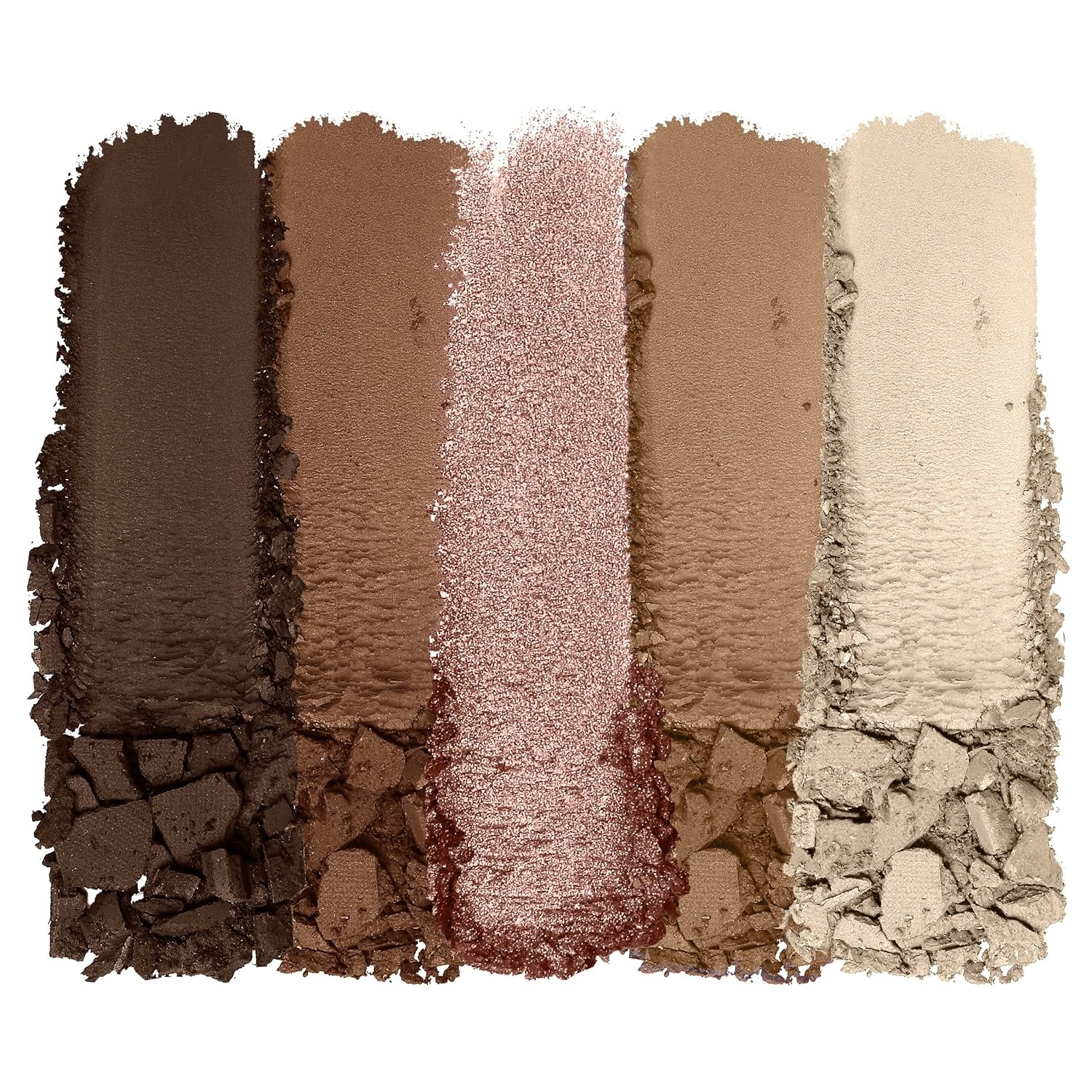 wet n wild Color Icon Eyeshadow Makeup 5 Pan Palette, Matte, Shimmer, Metallic, Long Wearing, Rich Buttery Pigment, Cruelty Free – Full Bloomin'(Brown Walking On Eggshells)
