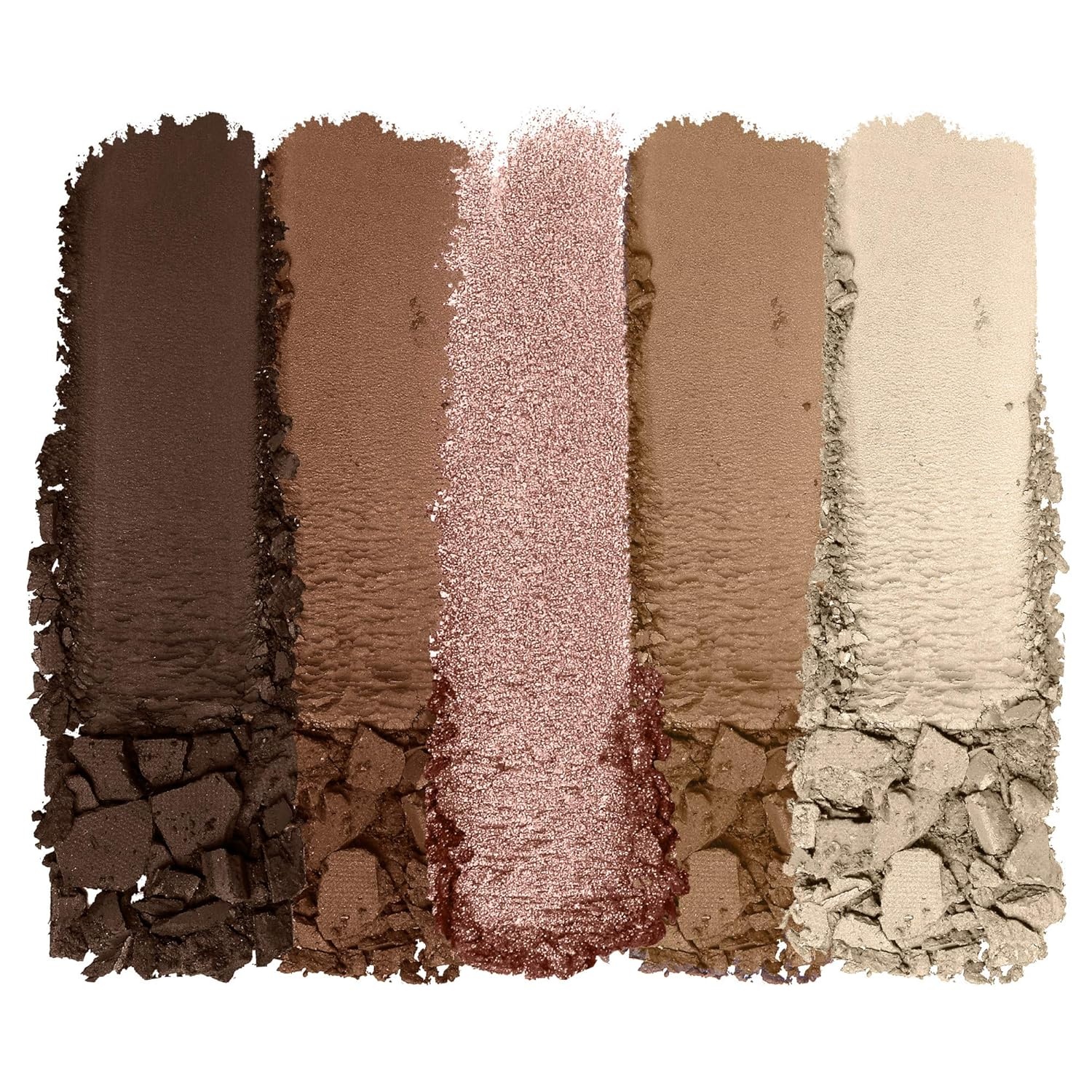 wet n wild Color Icon Eyeshadow Makeup 5 Pan Palette, Matte, Shimmer, Metallic, Long Wearing, Rich Buttery Pigment, Cruelty Free – Full Bloomin'(Brown Walking On Eggshells)