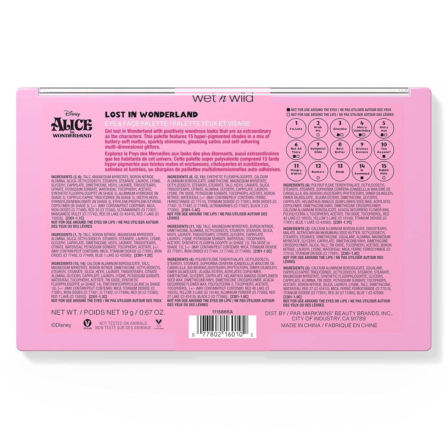 wet n wild Always Blushin’ Palette Always Blushin’ 1114217(Lost In Wonderland Eye & Face Palette)