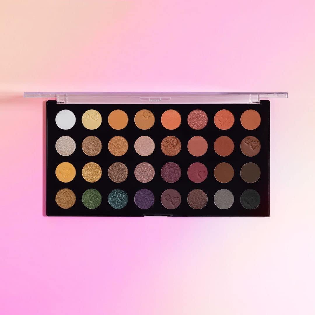 wet n wild Artistry Eyeshadow Makeup 32 Pan Palette, Highly-Pigmented Matte, Shimmer, Metallic Finishes, Long Lasting Builadble & Blendable Formula Cruelty Free & Vegan – Wild Heart