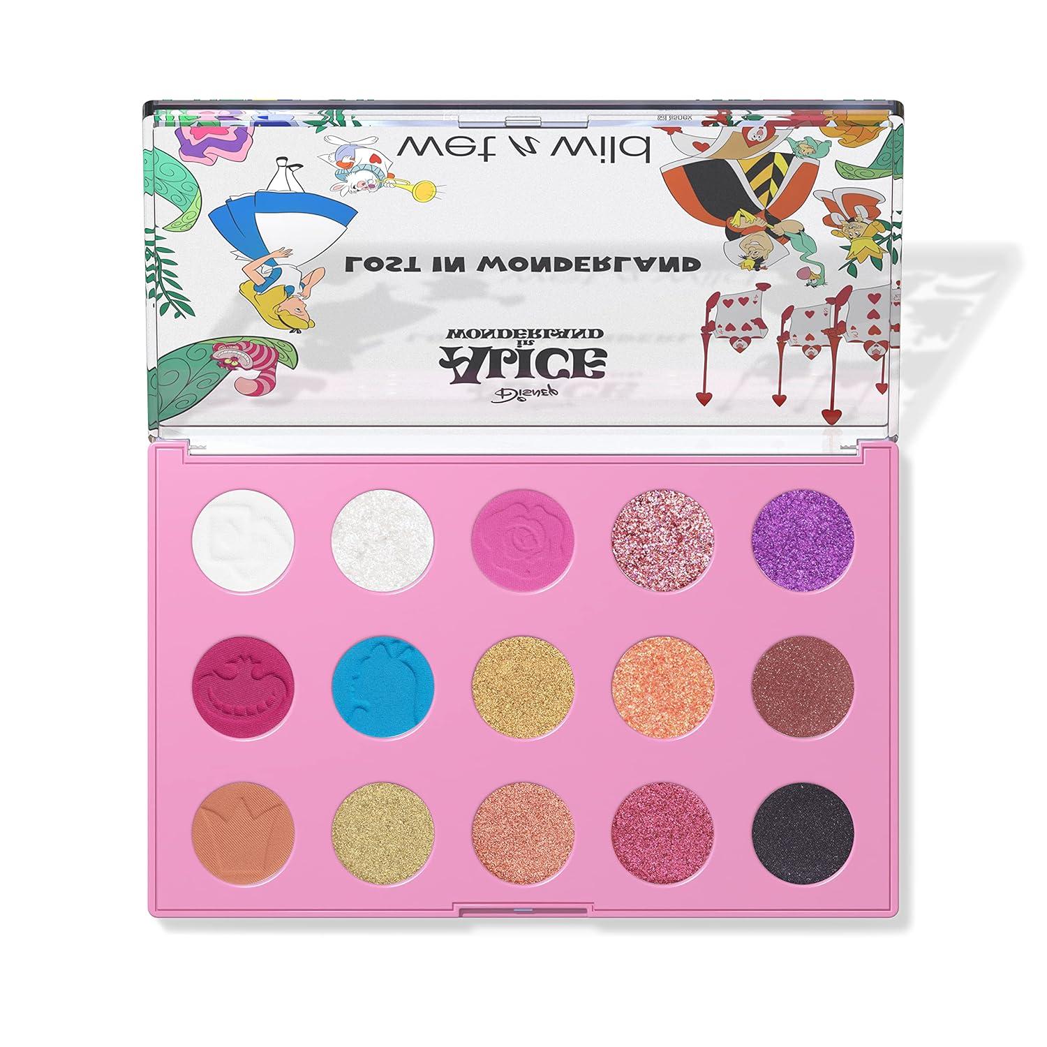 wet n wild Always Naked Palette, Nude Neutral Eye Makeup, Blendable, Warm And Cool Nude Pigments, Matte, Shimmer, Glitter, Creamy Smooth(Lost In Wonderland Eye & Face Palette)