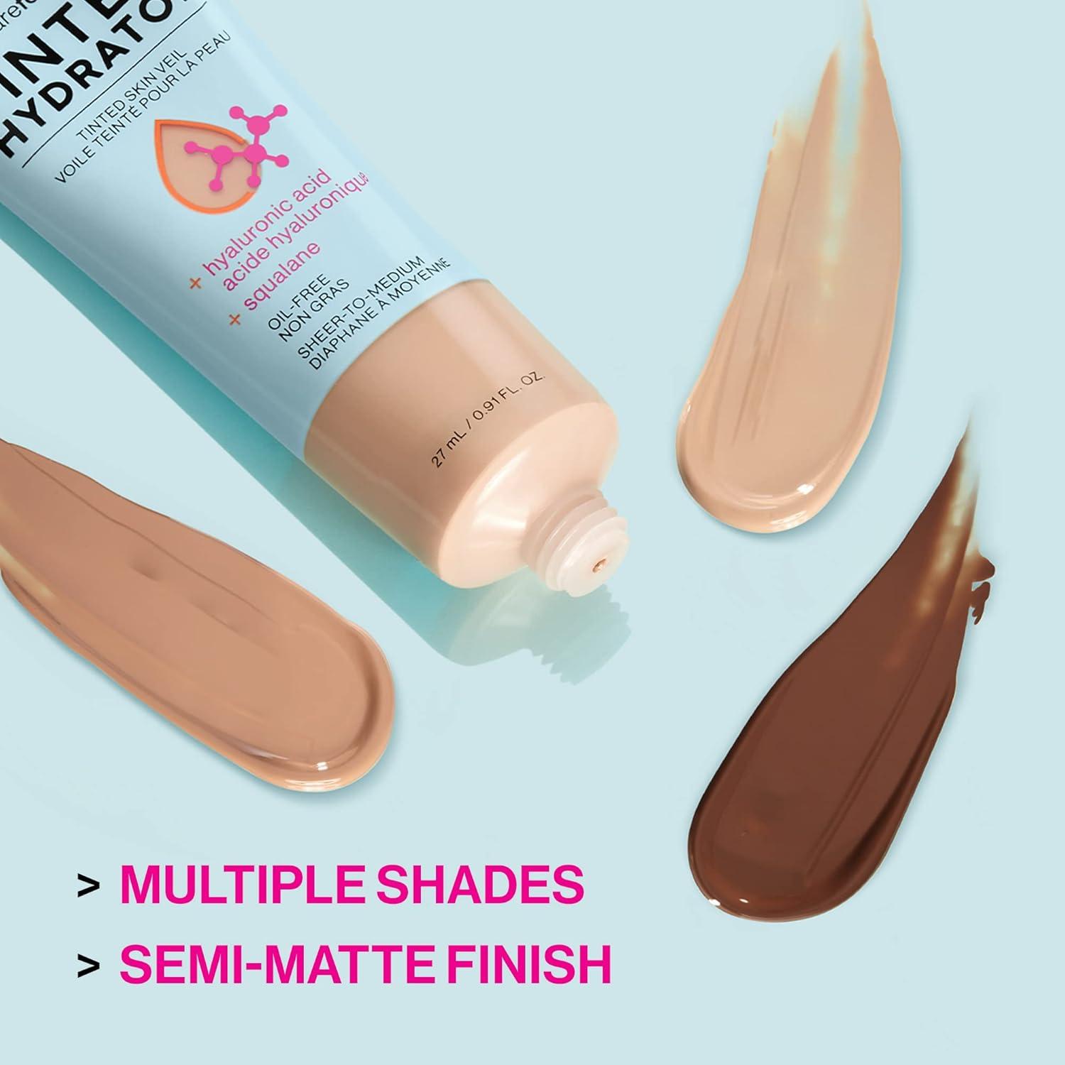 wet n wild Bare Focus Tinted Hydrator Tinted Skin Veil, Lightweight Buildable Coverage with Hyaluronic Acid & Vegan Squalane, Sheer-to-Medium Coverage, Semi-Matte Finish, Cruelty-Free – Light Medium(Light Medium)