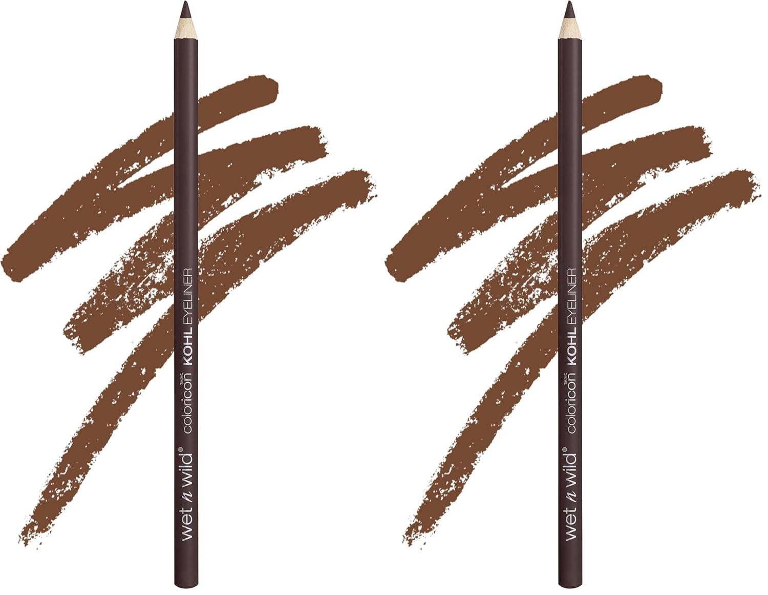 wet n wild Color Icon Kohl Eyeliner Pencil – Rich Hyper-Pigmented Color, Smooth Creamy Application, Long-Wearing Matte Finish Versatility, Cruelty-Free – Baby’s Got Black(Simma Brown Now )
