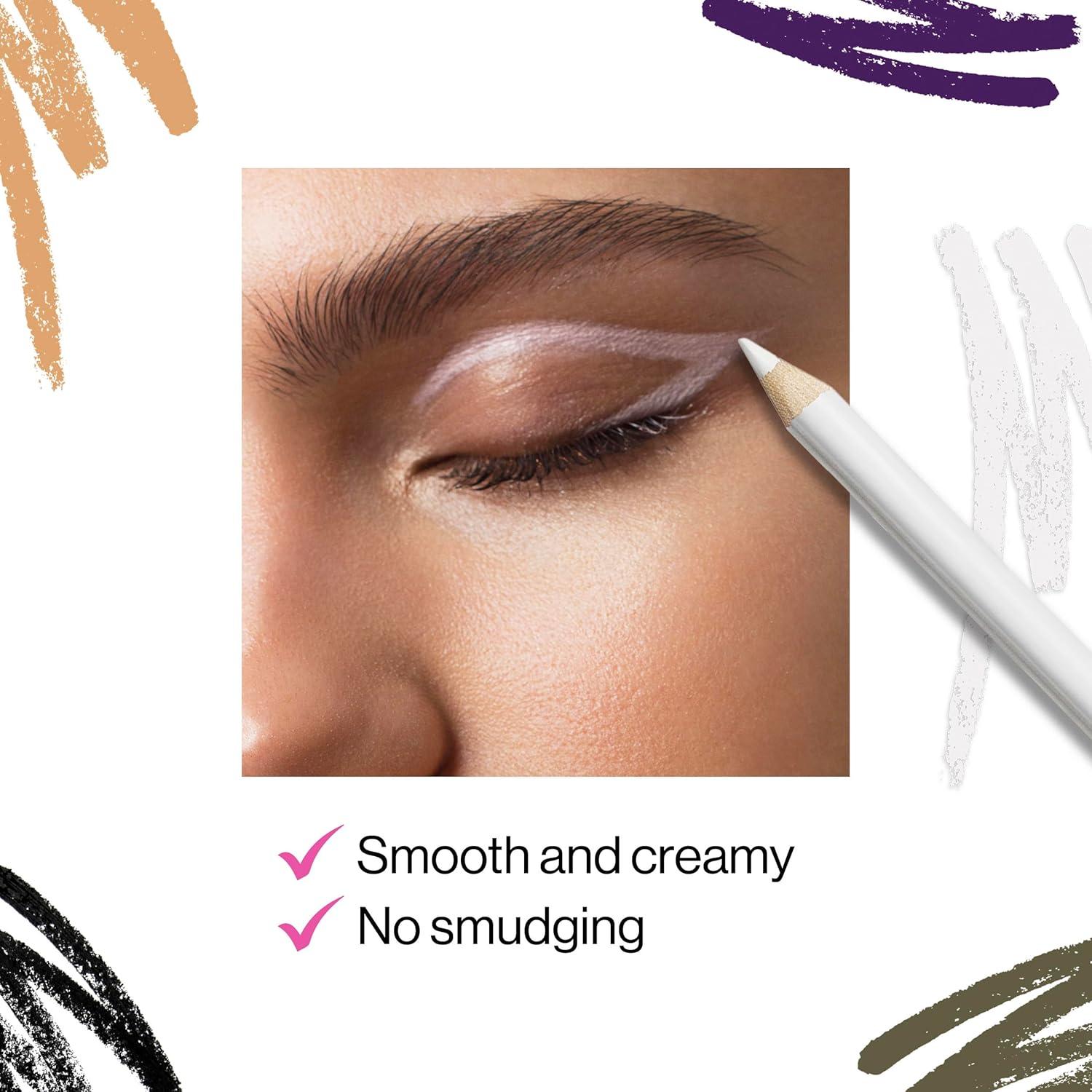wet n wild Color Icon Kohl Eyeliner Pencil – Rich Hyper-Pigmented Color, Smooth Creamy Application, Long-Wearing Matte Finish Versatility, Cruelty-Free – Baby’s Got Black(You’re Always White )