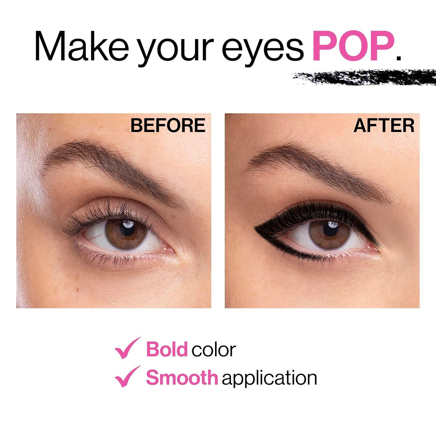 wet n wild Color Icon Kohl Eyeliner Pencil – Rich Hyper-Pigmented Color, Smooth Creamy Application, Long-Wearing Matte Finish Versatility, Cruelty-Free – Baby’s Got Black(You’re Always White )
