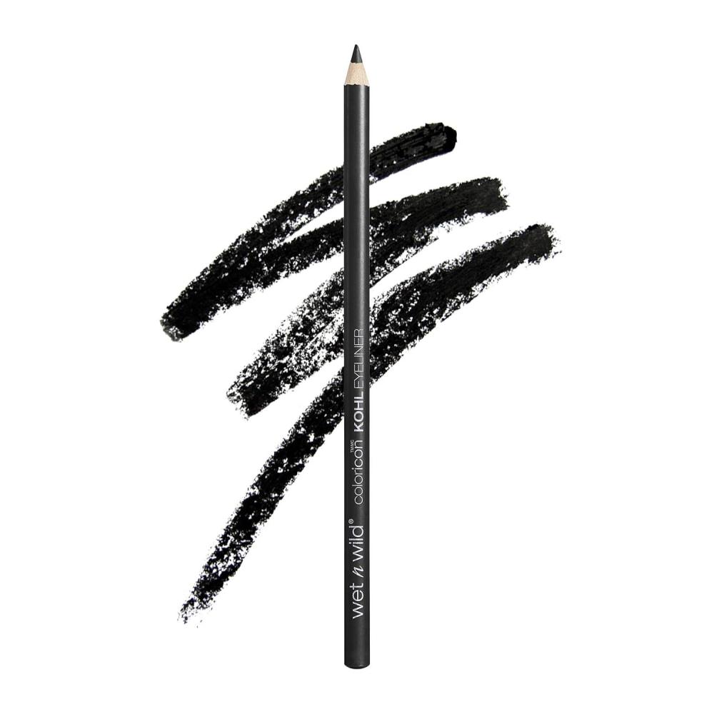 wet n wild Color Icon Kohl Eyeliner Pencil – Rich Hyper-Pigmented Color, Smooth Creamy Application, Long-Wearing Matte Finish Versatility, Cruelty-Free – Baby’s Got Black(Baby’s Got Black)
