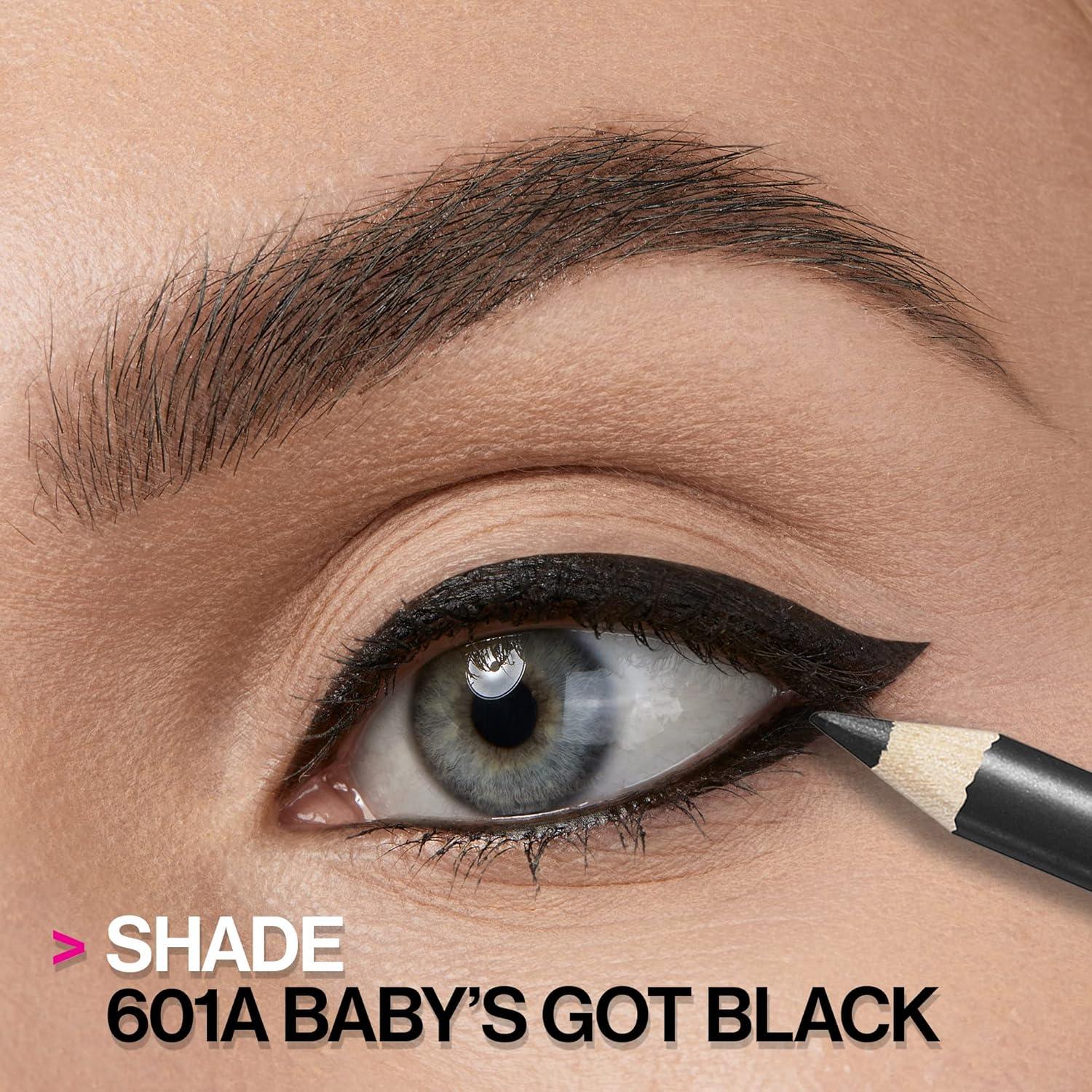 wet n wild Color Icon Kohl Eyeliner Pencil – Rich Hyper-Pigmented Color, Smooth Creamy Application, Long-Wearing Matte Finish Versatility, Cruelty-Free – Baby’s Got Black(Baby’s Got Black)