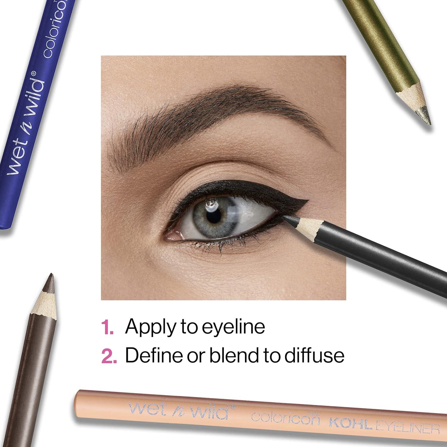 wet n wild Color Icon Kohl Eyeliner Pencil – Rich Hyper-Pigmented Color, Smooth Creamy Application, Long-Wearing Matte Finish Versatility, Cruelty-Free – Baby’s Got Black(Baby’s Got Black)