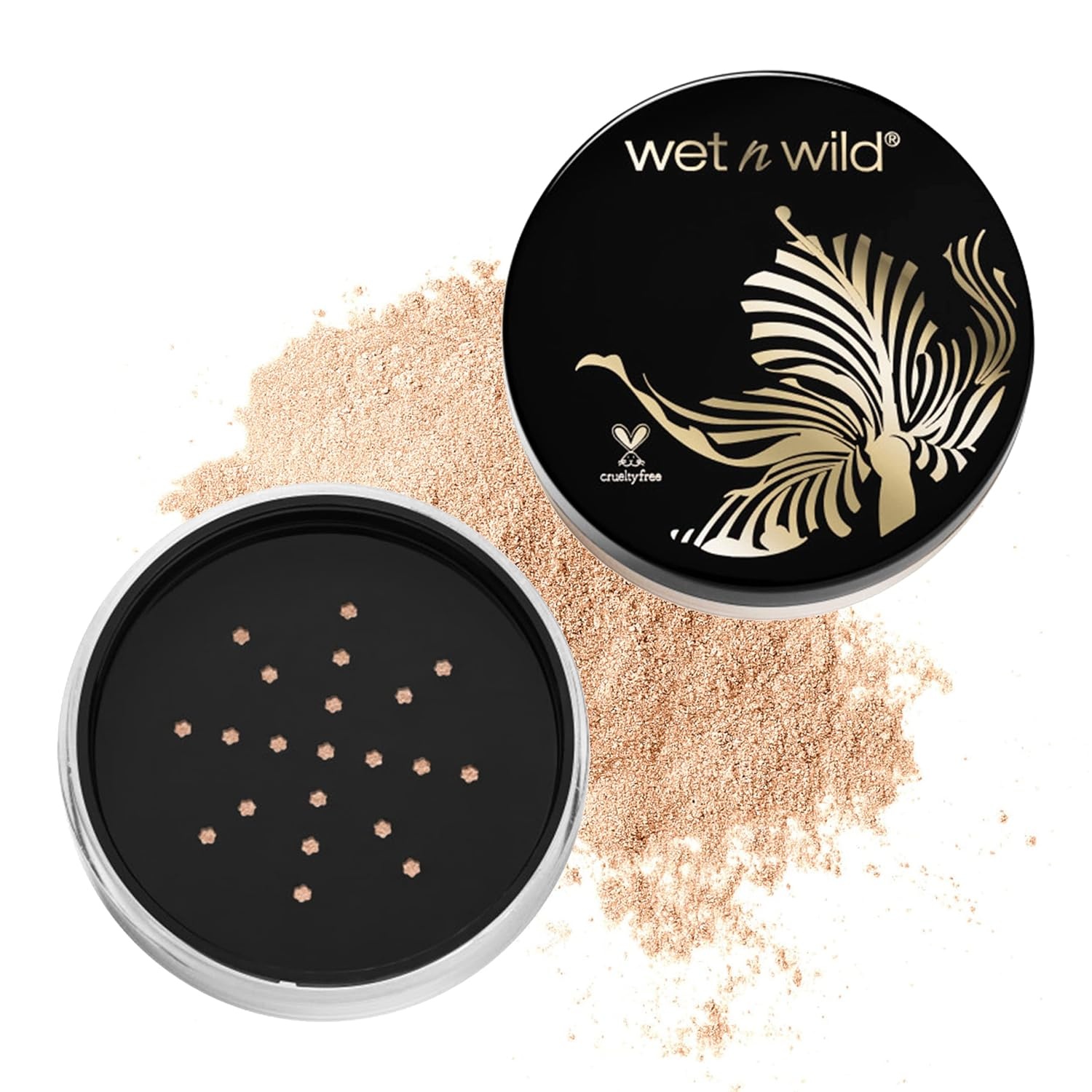 wet n wild MegaGlo Loose Highlighting Powder Makeup, I’m So Lit, Rose Gold | Vegan | Cruelty-free(2- I’m So Lit)
