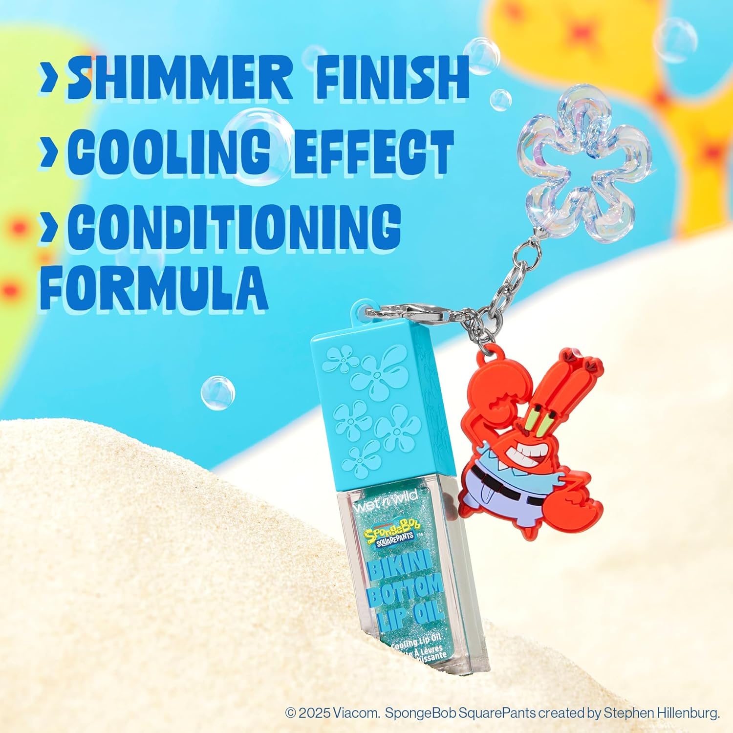 wet n wild Spongebob Bikini Bottom Cooling Lip Oil – Thar She Blows(1 Count (Pack of 2))