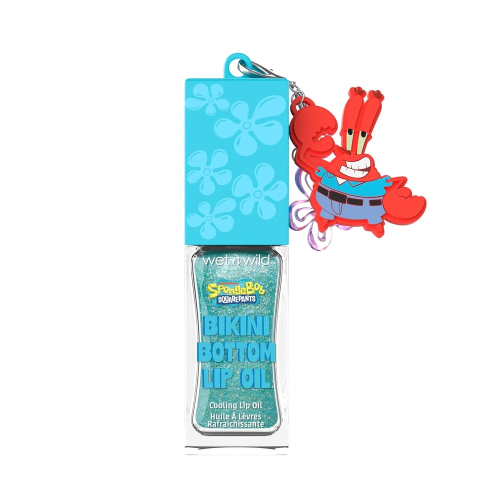 wet n wild Spongebob Bikini Bottom Cooling Lip Oil – Thar She Blows(1 Count (Pack of 1))