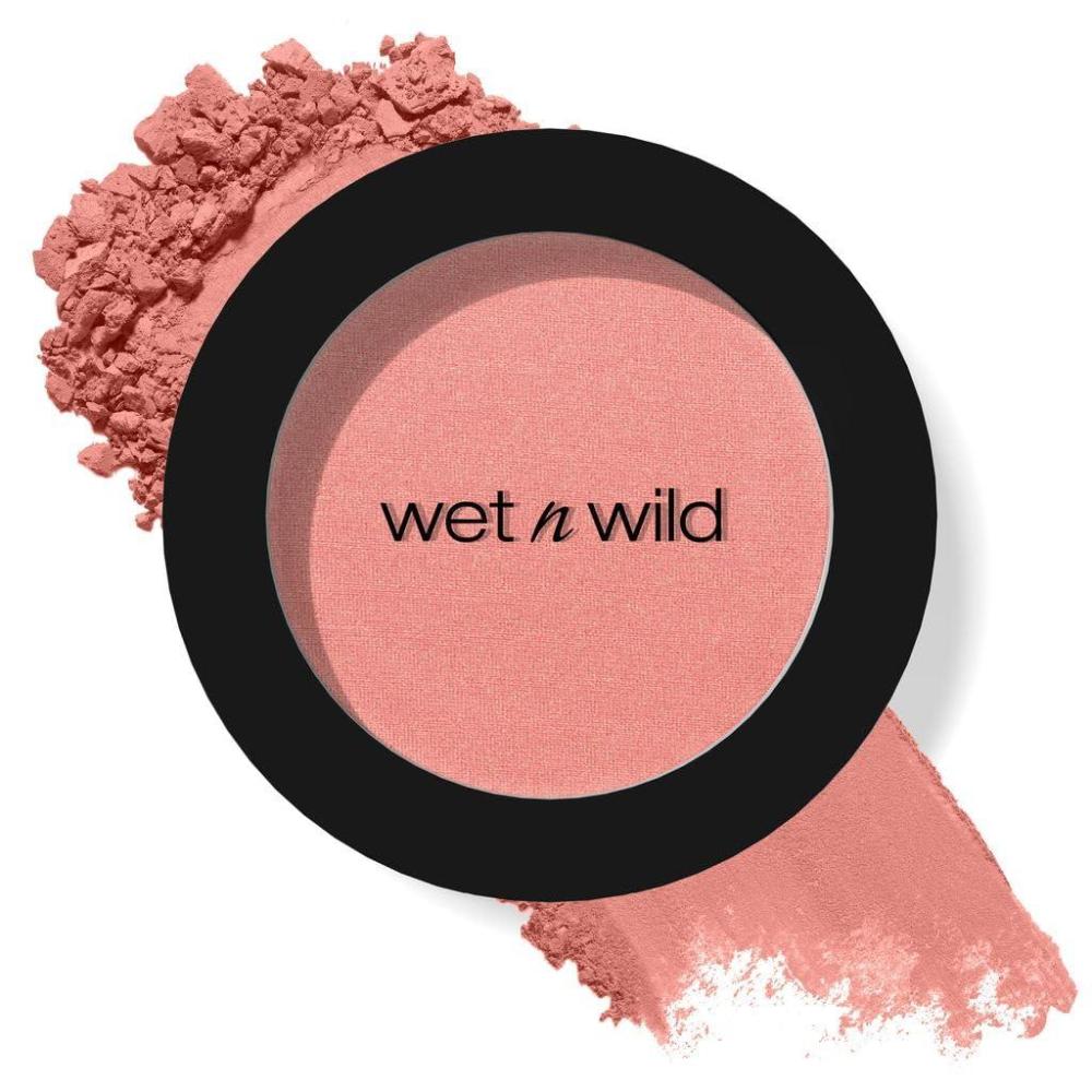 wet n wild Color Icon Blush, Effortless Matte Natural Sheer Glow & Seamless Blend, Luxuriously Infused Smooth Jojoba Oil, Cruelty-Free & Vegan – Pinch Me Pink