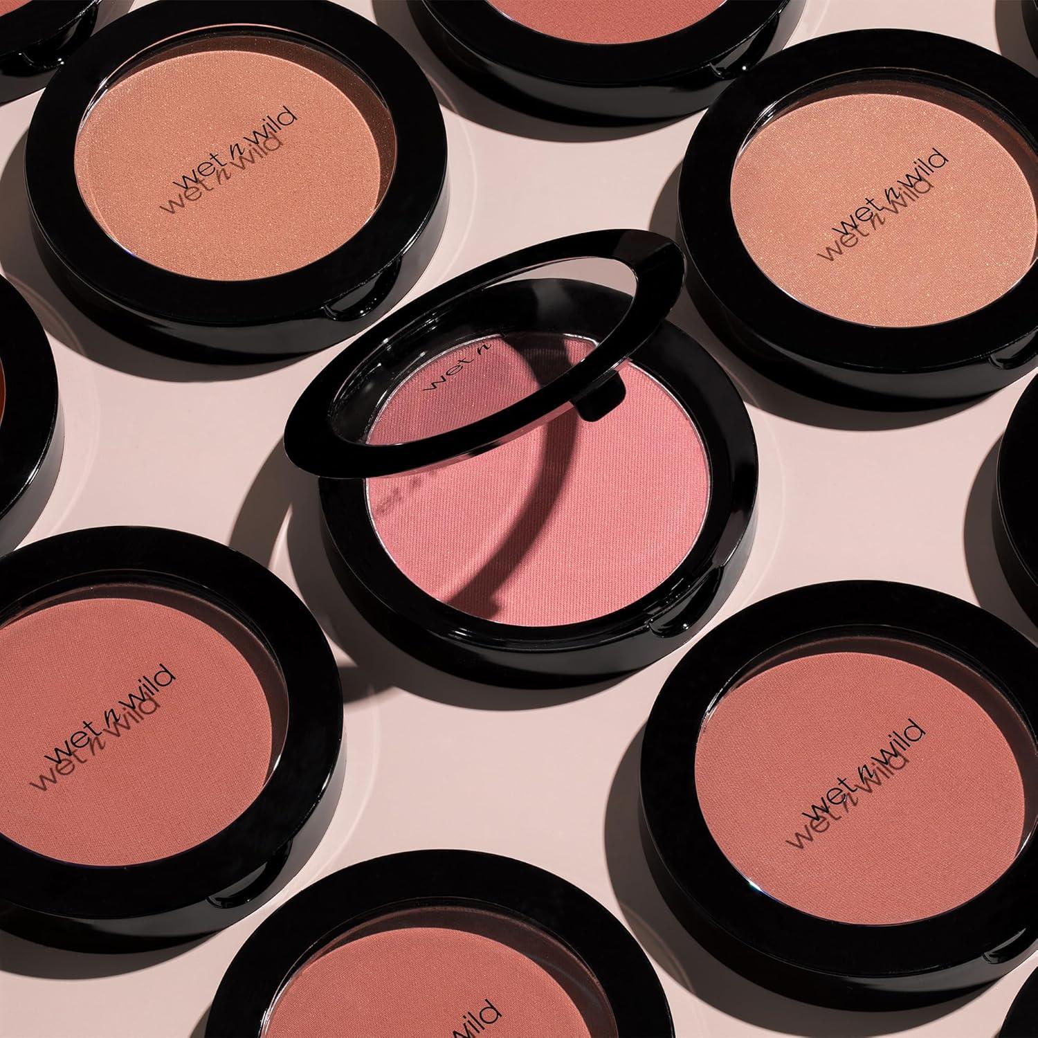 wet n wild Color Icon Blush, Effortless Matte Natural Sheer Glow & Seamless Blend, Luxuriously Infused Smooth Jojoba Oil, Cruelty-Free & Vegan – Pinch Me Pink