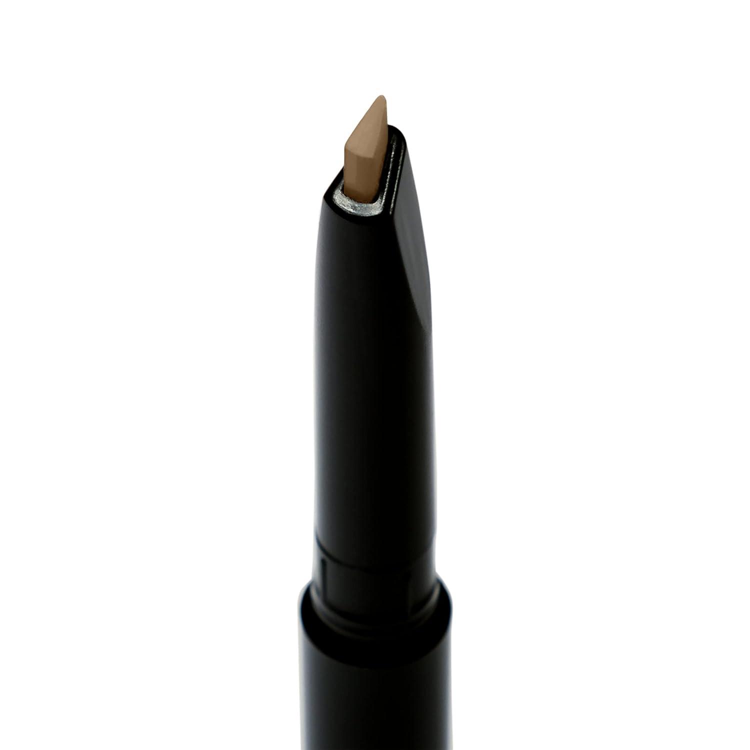 wet n wild Ultimate Eyebrow Retractable Definer Pencil, Medium Brown, Dual-Sided Brow Brush, Fine Tip, Shapes, Defines, Fills Brow Makeup(Taupe)