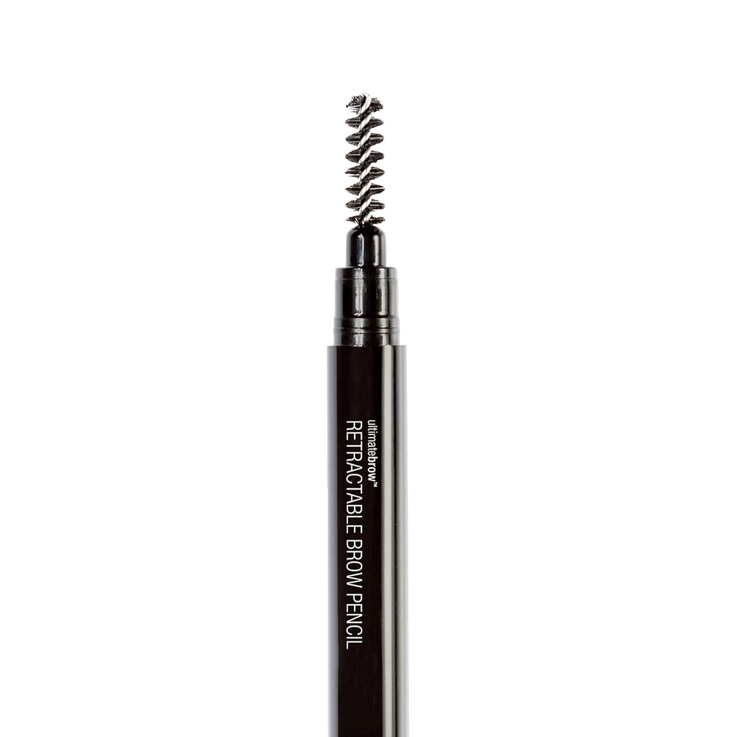 wet n wild Ultimate Eyebrow Retractable Definer Pencil, Medium Brown, Dual-Sided Brow Brush, Fine Tip, Shapes, Defines, Fills Brow Makeup(Taupe)