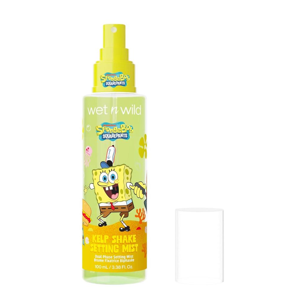 wet n wild Spongebob Dual Phase Setting Mist – Kelp Shake