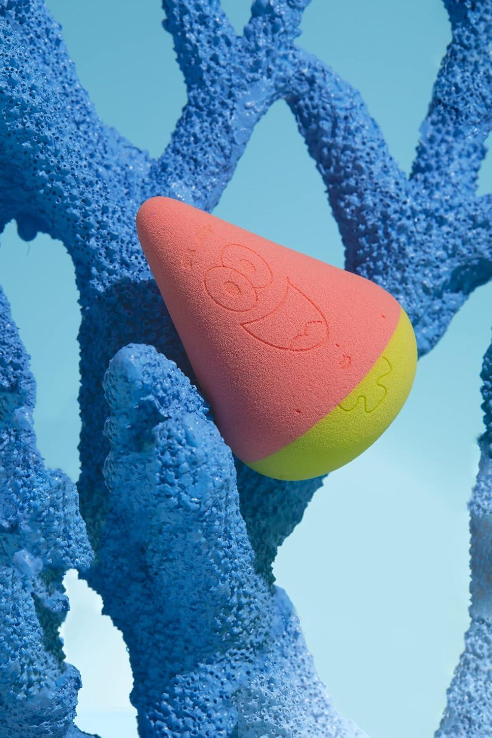 wet n wild SpongeBob Squarepants Collection Makeup Sponge, Teardrop Beauty Blender with Precision Tip – Hydrophilic, Streak-Free & Cruelty-Free – Patrick Star