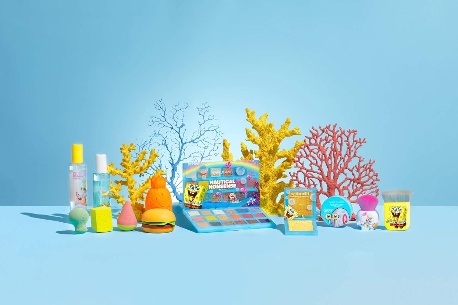 wet n wild SpongeBob Squarepants Collection Makeup Sponge, Teardrop Beauty Blender with Precision Tip – Hydrophilic, Streak-Free & Cruelty-Free – Patrick Star