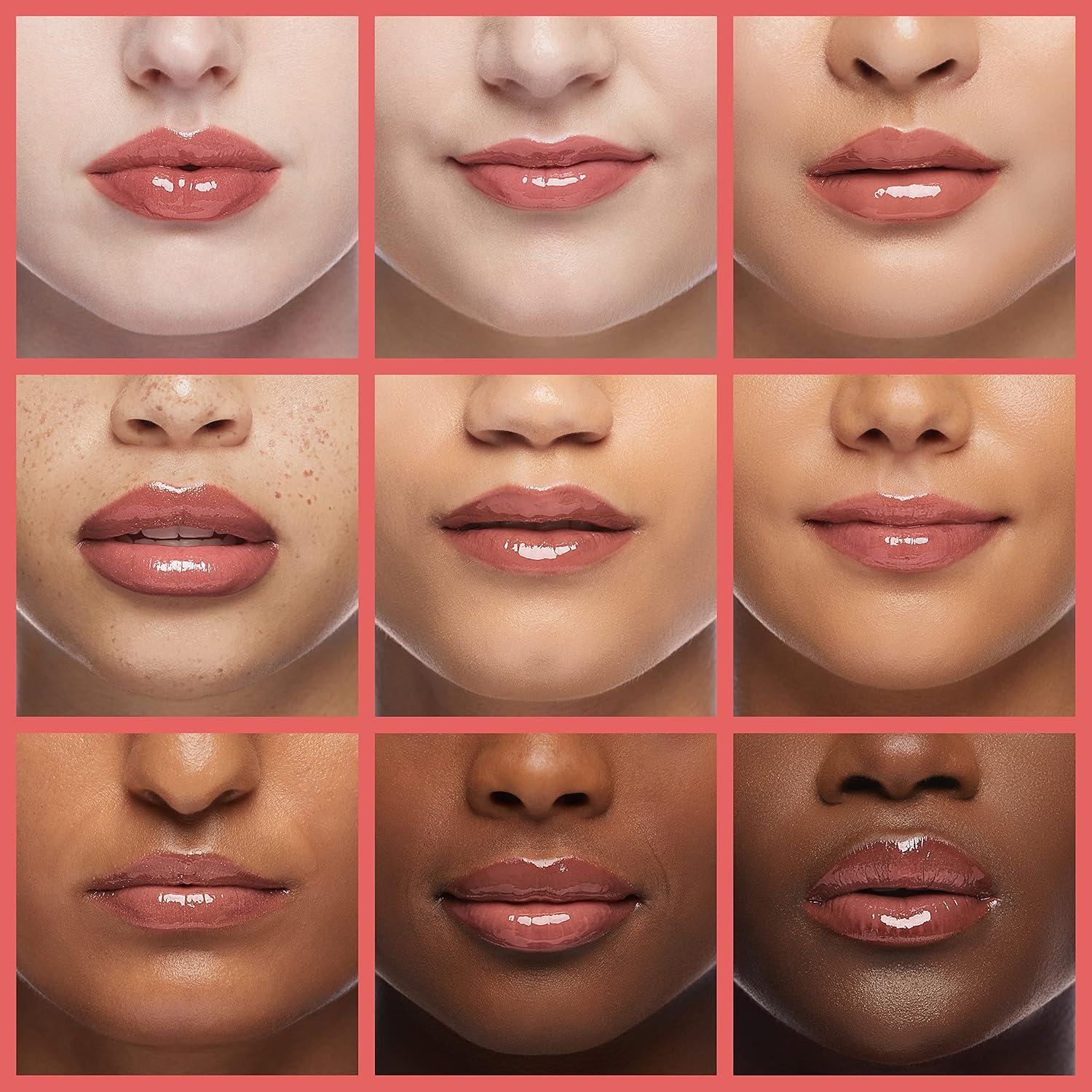 wet n wild MegaSlicks Lip Gloss, Ultra-Glossy, Vitamin-E Enriched, Ultra-Gloss High Shine Moisturizing, Cruelty-Free & Vegan – Attitude Check(1 Count (Pack of 1))
