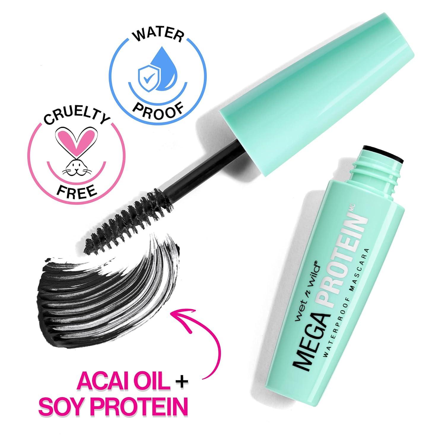wet n wild Mega Proteing Mascara, Very Black, 0.21 Ounce,C149A