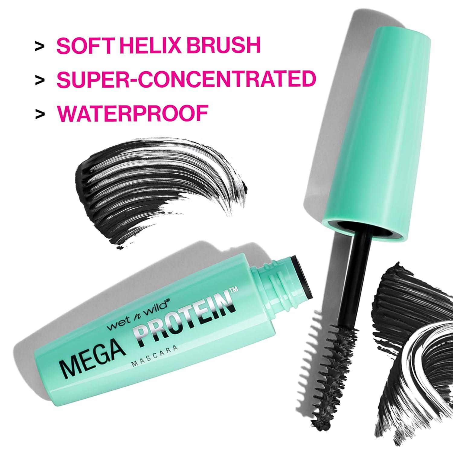 wet n wild Mega Proteing Mascara, Very Black, 0.21 Ounce,C149A