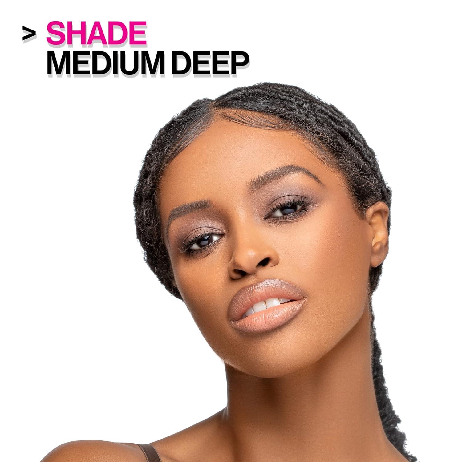 wet n wild Bare Focus Tinted Hydrator Tinted Skin Veil, Lightweight Buildable Coverage with Hyaluronic Acid & Vegan Squalane, Sheer-to-Medium Coverage, Semi-Matte Finish, Cruelty-Free – Light Medium(Medium Deep)