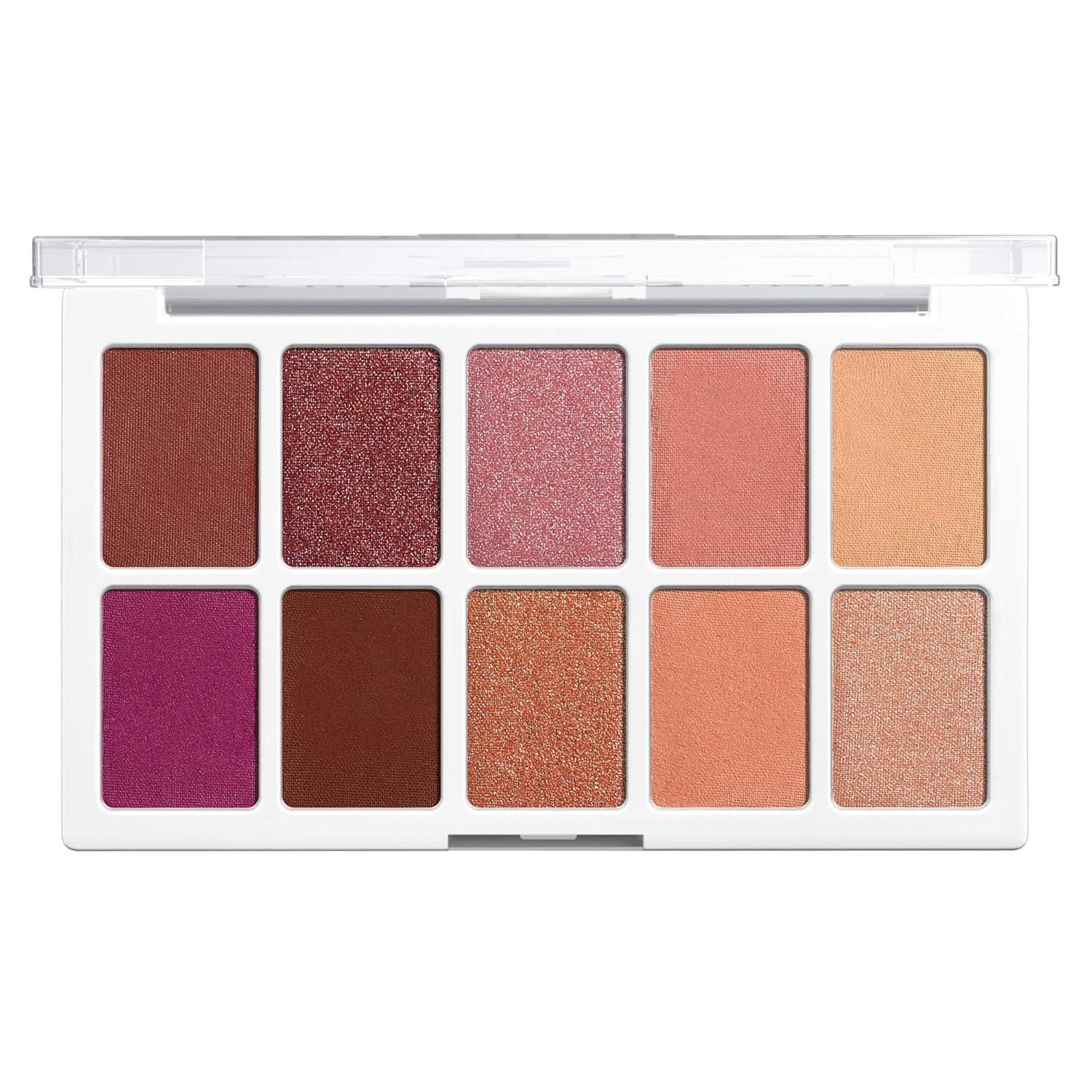 wet n wild Color Icon 10-Pan Eyeshadow Makeup Palette, Long Lasting, Shimmer, Metallic, Glittery, Matte, Rich Smooth Pigment, Cruelty Free – Pink Heart And Sol