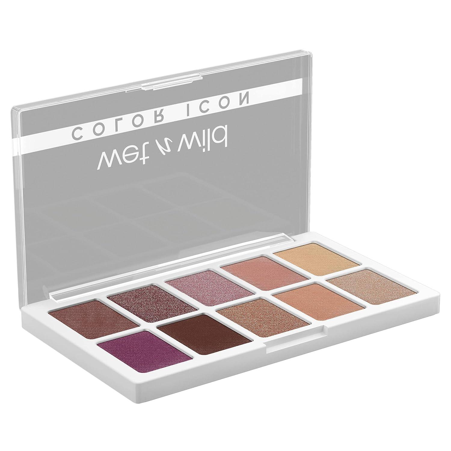 wet n wild Color Icon 10-Pan Eyeshadow Makeup Palette, Long Lasting, Shimmer, Metallic, Glittery, Matte, Rich Smooth Pigment, Cruelty Free – Pink Heart And Sol
