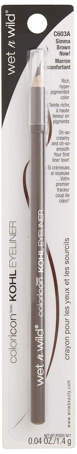 wet n wild Color Icon Kohl Eyeliner Pencil – Rich Hyper-Pigmented Color, Smooth Creamy Application, Long-Wearing Matte Finish Versatility, Cruelty-Free – Taupe of the Mornin'(Taupe of the Mornin)