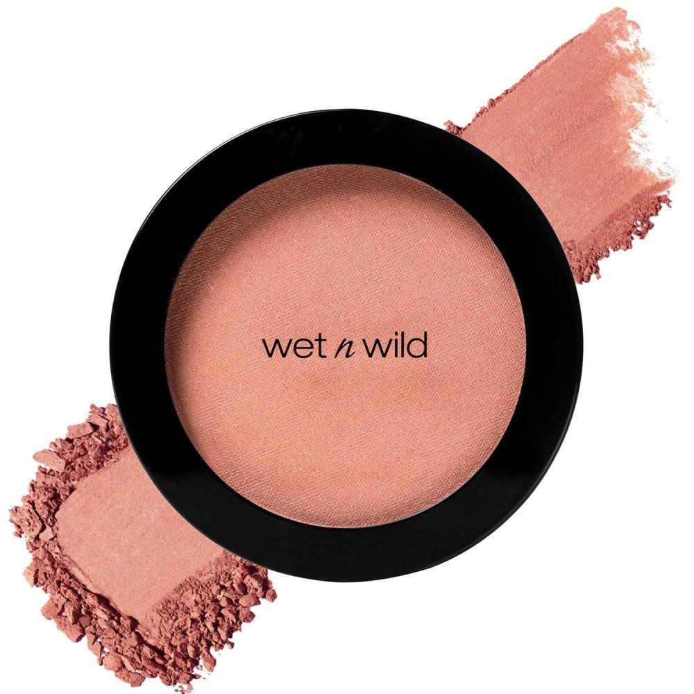 wet n wild Color Icon Blush, Effortless Matte Natural Sheer Glow & Seamless Blend, Luxuriously Infused Smooth Jojoba Oil, Cruelty-Free & Vegan – Pearlescent Pink(Packaged)