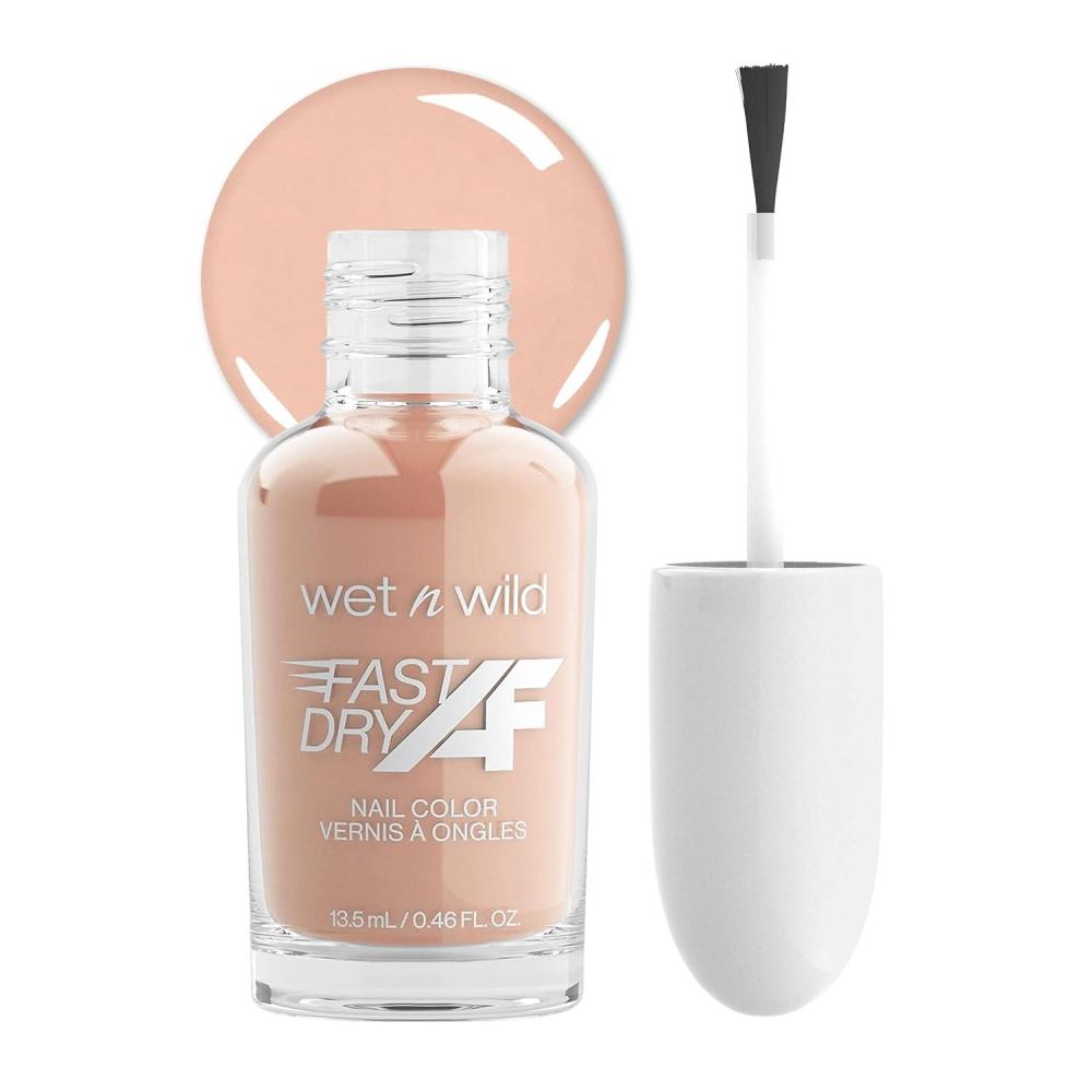 wet n wild Fast Dry AF Nail Polish, Quick 40 Second Dry Time, Long Lasting High-Shine – Red Light District(Southern Belle)