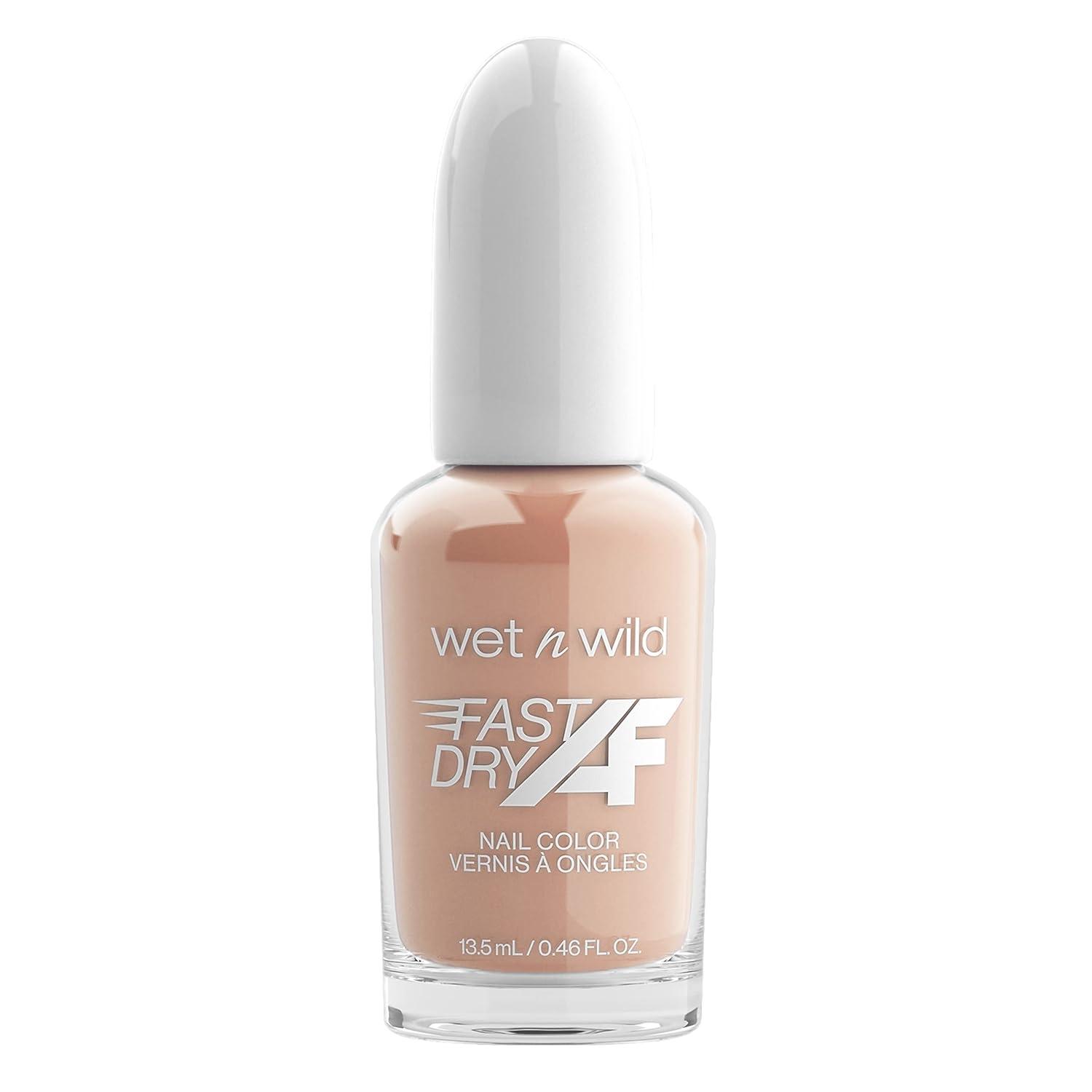 wet n wild Fast Dry AF Nail Polish, Quick 40 Second Dry Time, Long Lasting High-Shine – Red Light District(Southern Belle)