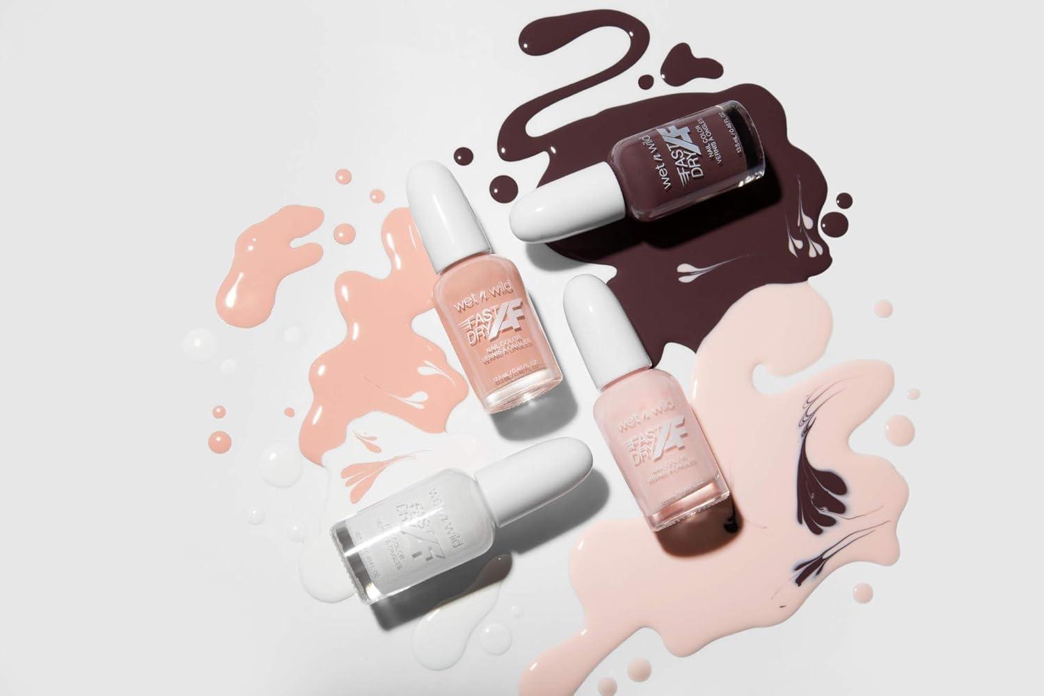 wet n wild Fast Dry AF Nail Polish, Quick 40 Second Dry Time, Long Lasting High-Shine – Red Light District(Get Stoned)
