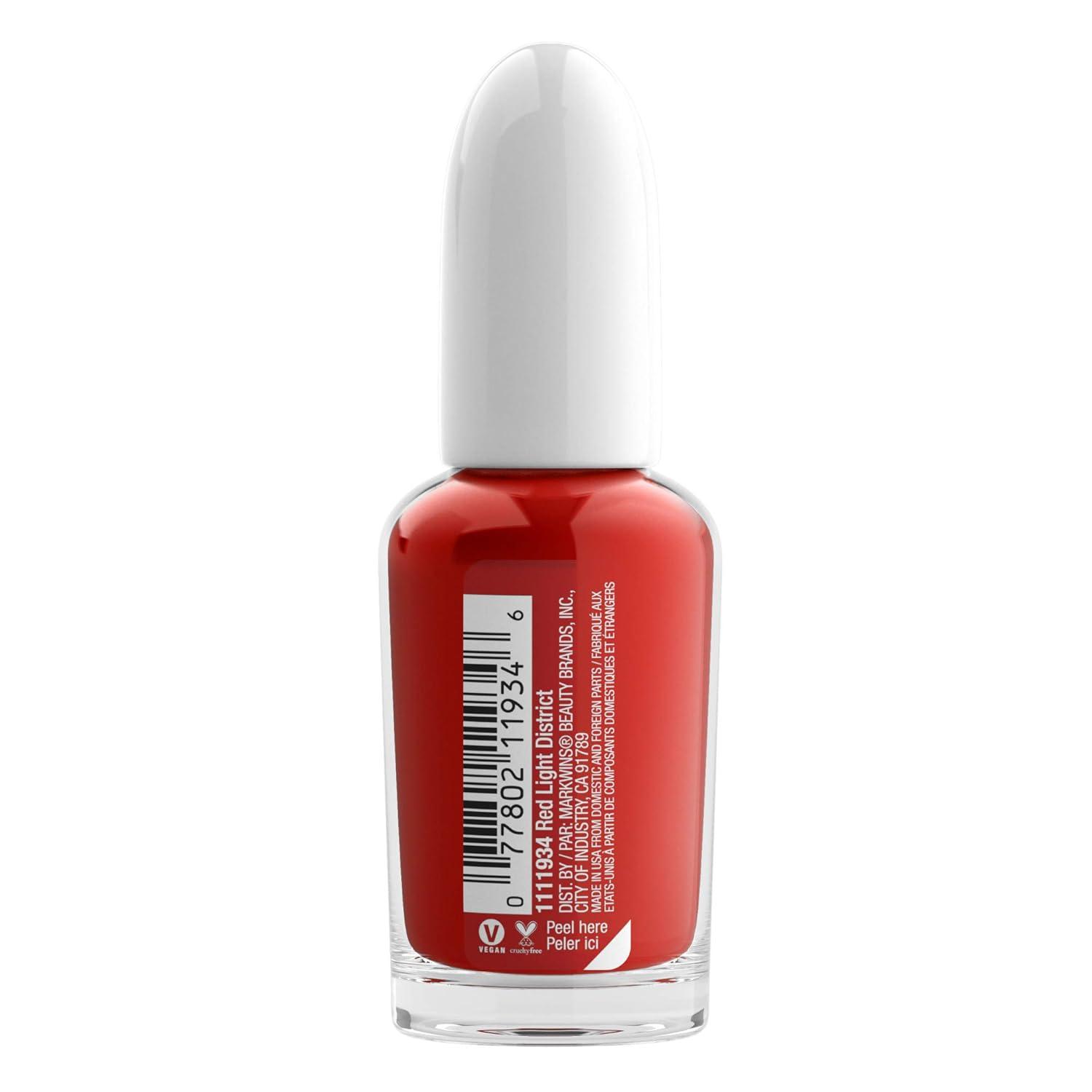 wet n wild Fast Dry AF Nail Polish, Quick 40 Second Dry Time, Long Lasting High-Shine – Red Light District(Red Light District)